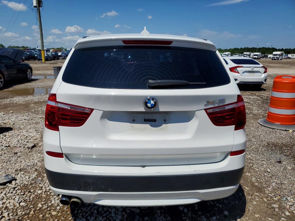 2014 BMW X3 VIN 5UXWX9C56E0D21387 COPART salvage auction — FRONT END, Tx - Nonrepairable Title, sold $725 on 2026-07-02 (photo 6)