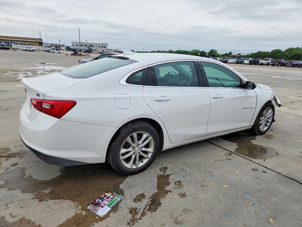 2018 Chevrolet Malibu VIN 1G1ZF5SU5JF185902 COPART salvage auction — Front End, TX - SALVAGE VEHICLE TITLE, sold $1,050 on 2026-07-09 (photo 3)