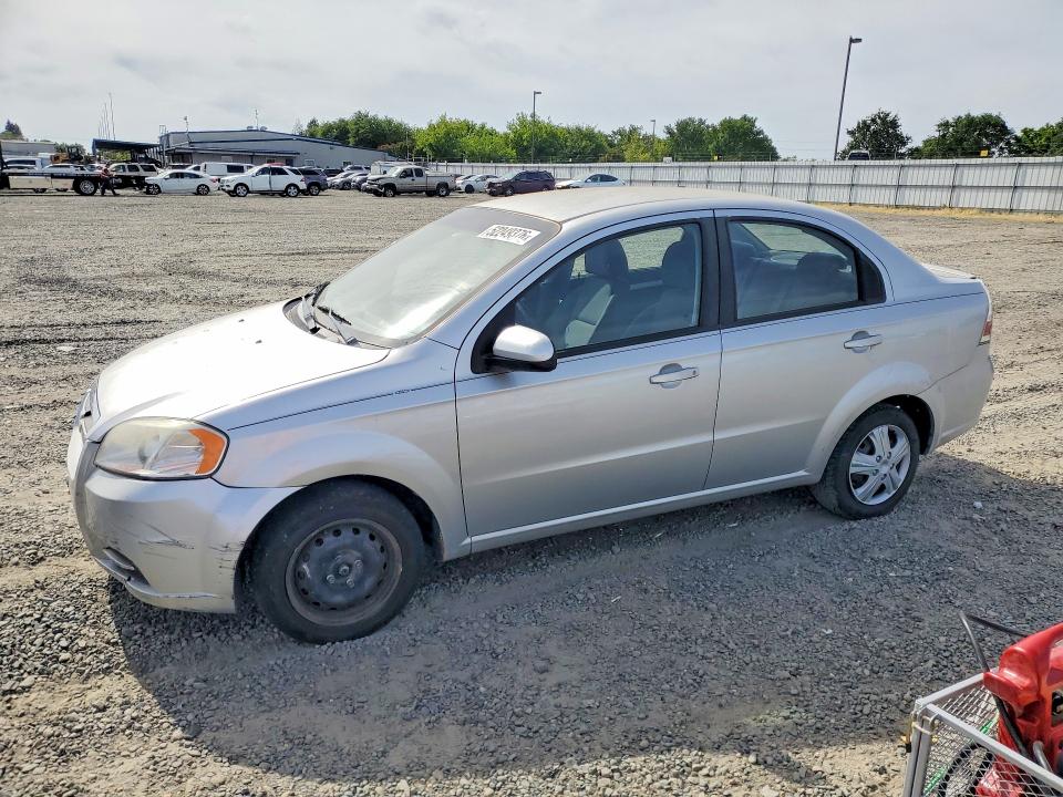 2011 Chevrolet Aveo VIN KL1TD5DE1BB152663 COPART salvage auction — FRONT END, Ca - Dis/Dlr/Exp App For Dup Clean, sold $125 on 2026-07-07 (photo 1)