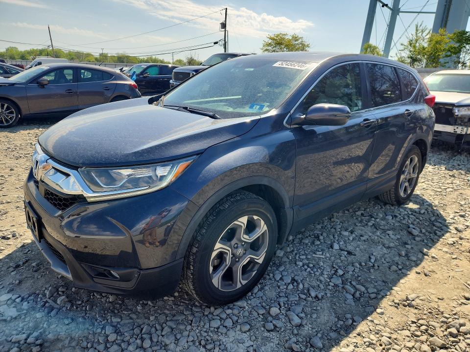 2019 Honda Cr-v VIN 7FARW2H89KE041778 COPART salvage auction — SIDE, Nj - Cert Of Title-Salvage, sold $8,600 on 2026-07-15 (photo 1)