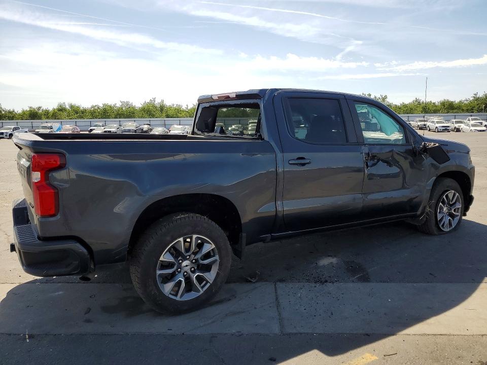 2022 Chevrolet Silverado VIN 1GCPWDED7NZ104066 COPART salvage auction — SIDE, Ca - Salvage Certificate, sold $9,400 on 2026-07-09 (photo 3)