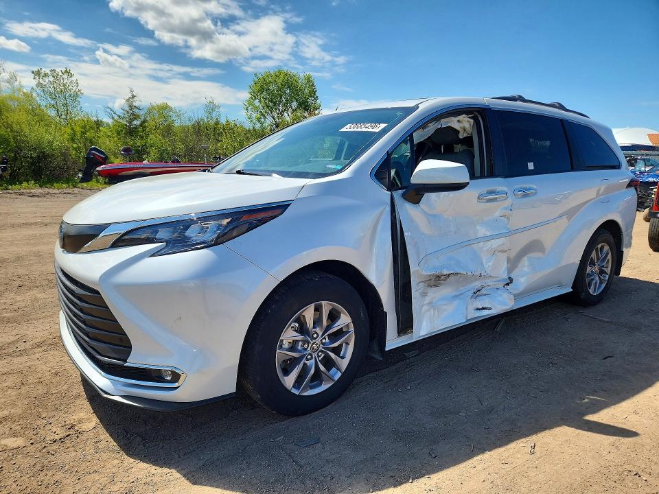 2024 Toyota VIN 5TDJSKFC9RS128310 COPART salvage auction — SIDE, Oh - Cert Of Title-Salvage, sold $19,100 on 2026-07-02 (photo 1)