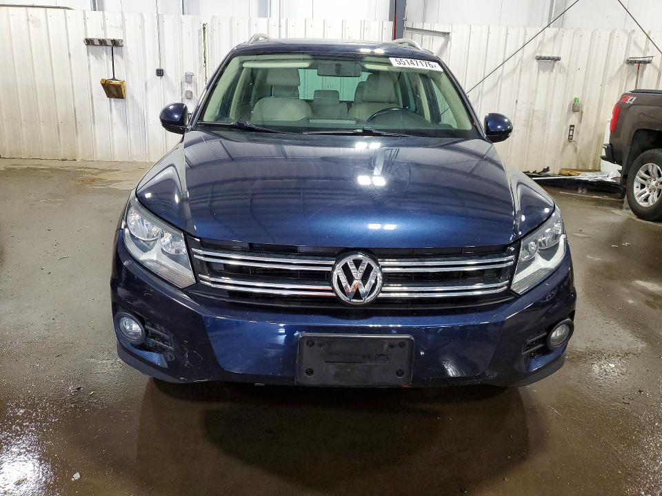 2015 Volkswagen Tiguan VIN WVGBV7AX3FW553533 COPART salvage auction — VANDALISM, Mn - Cert Of Title-Prior Salvage, sold $2,050 on 2026-08-11 (photo 5)