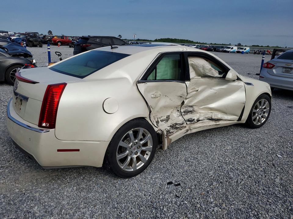 2008 Cadillac Cts VIN 1G6DV57V680193724 COPART salvage auction — SIDE, Tx - Salvage Vehicle Title, sold $100 on 2026-07-27 (photo 3)