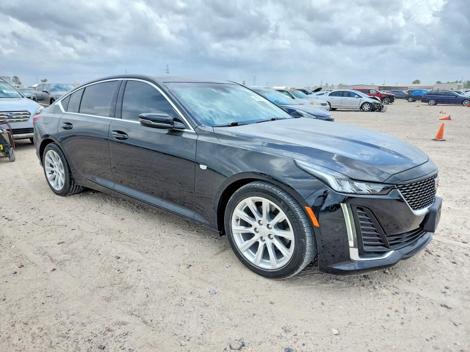 2021 Cadillac Ct5 VIN 1G6DW5RK0M0115966 COPART salvage auction — HAIL, Tx - Certificate Of Title, sold $11,800 on 2026-07-14 (photo 4)