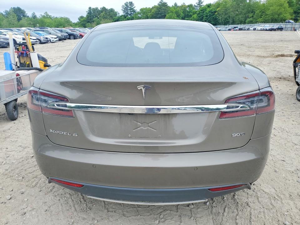 2016 Tesla VIN 5YJSA1E22GF129620 COPART salvage auction — FRONT END, Ma - Cert Of Title-Reconstrctd Coll, sold $4,600 on 2026-07-02 (photo 6)