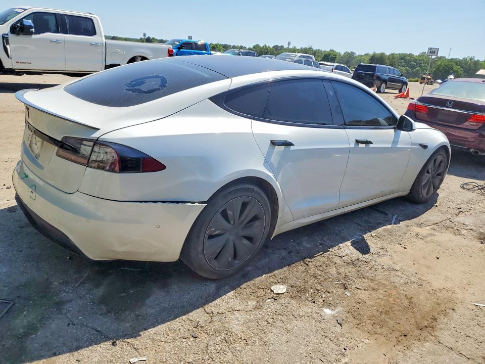 2021 Tesla VIN 5YJSA1E55MF451349 COPART salvage auction — REAR END, Ga - Cert Of Title-Salvage, sold $16,600 on 2026-07-31 (photo 3)