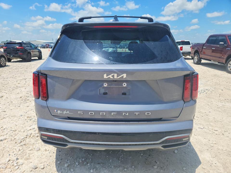2022 Kia Sorento VIN 5XYRH4LF6NG152387 COPART salvage auction — HAIL, Tx - Certificate Of Title, sold $14,800 on 2026-07-09 (photo 6)