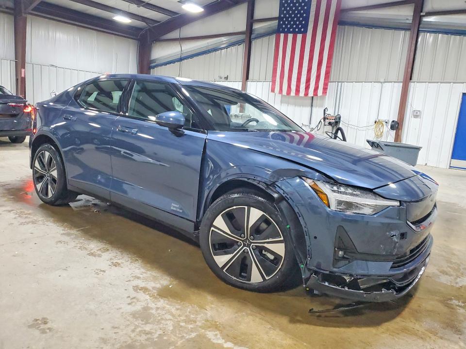 2024 Polestar 2 VIN YSMFD3KA6RL225545 COPART salvage auction — FRONT END, Pa - Certificate Of Salvage, sold $10,900 on 2026-07-08 (photo 4)