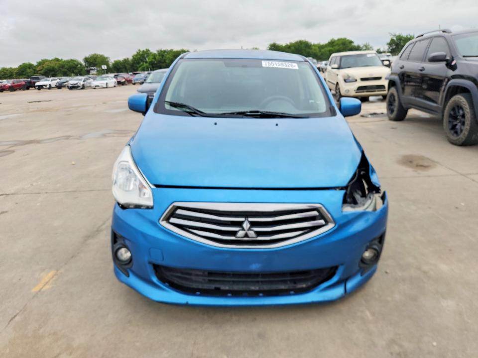 2018 Mitsubishi Mirage VIN ML32F3FJ6JHF06675 COPART salvage auction — FRONT END, TX - SALVAGE VEHICLE TITLE, sold $175 on 2026-07-30 (photo 5)