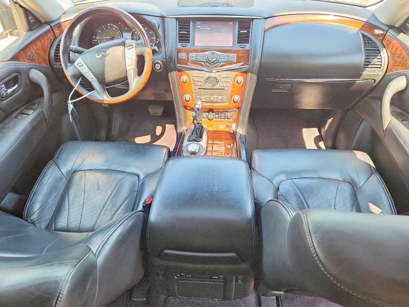 2017 Infiniti Qx80 VIN JN8AZ2NE3H9160914 COPART salvage auction — FRONT END, NJ - CERT OF TITLE-SALVAGE, sold $4,950 on 2026-07-07 (photo 8)