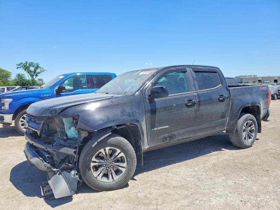 2021 Chevrolet Colorado VIN 1GCGTDEN4M1110101 — COPART salvage auction photo