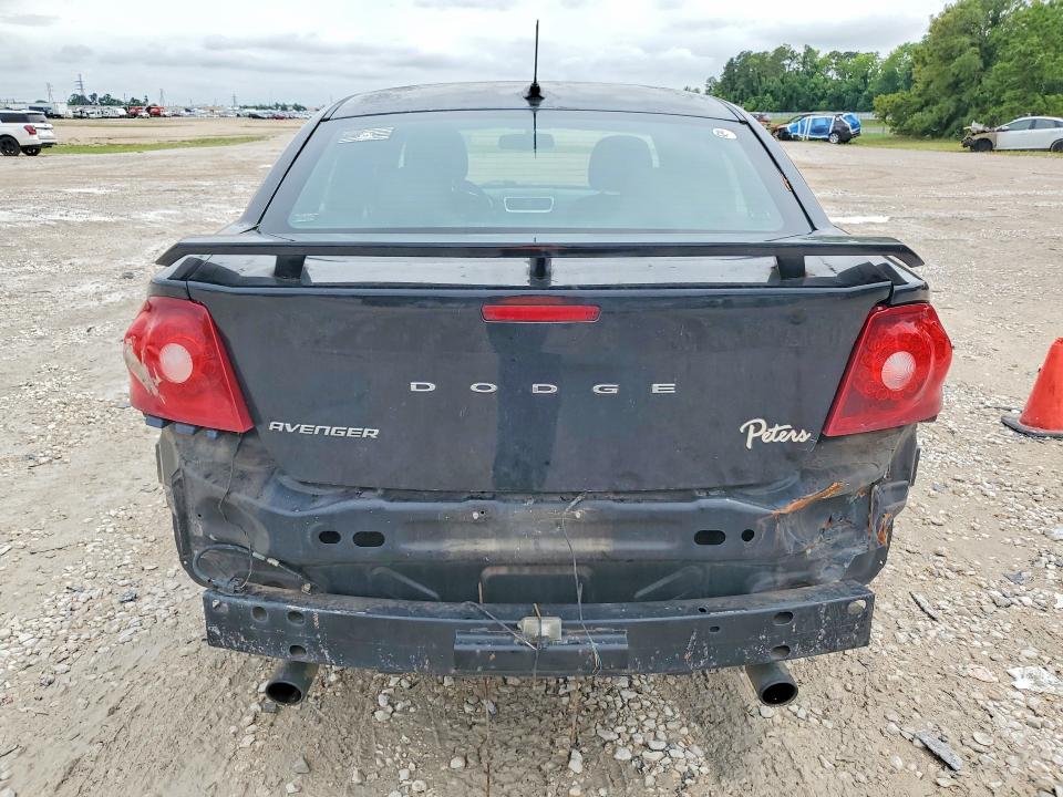2013 Dodge Avenger VIN 1C3CDZAG8DN668885 COPART salvage auction — REAR END, TX - CERT OF TITLE-REBUILT SALVAGE, sold $550 on 2026-07-03 (photo 6)