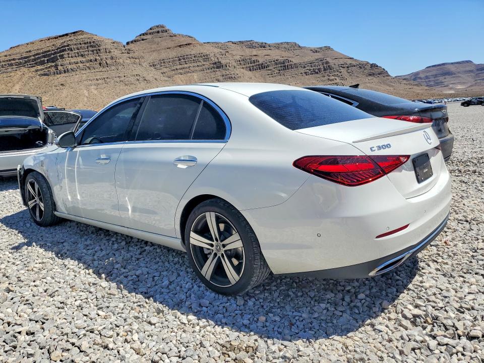 2025 Mercedes-benz C class VIN W1KAF4GBXSR275526 COPART salvage auction — FRONT END, Ca - Salvage Certificate, sold $23,800 on 2026-07-08 (photo 2)