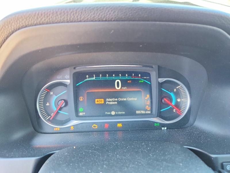2021 Honda Passport VIN 5FNYF8H5XMB004192 COPART salvage auction — FRONT END, Ma - Cert Of Title-Salvage, sold $3,050 on 2026-07-09 (photo 9)