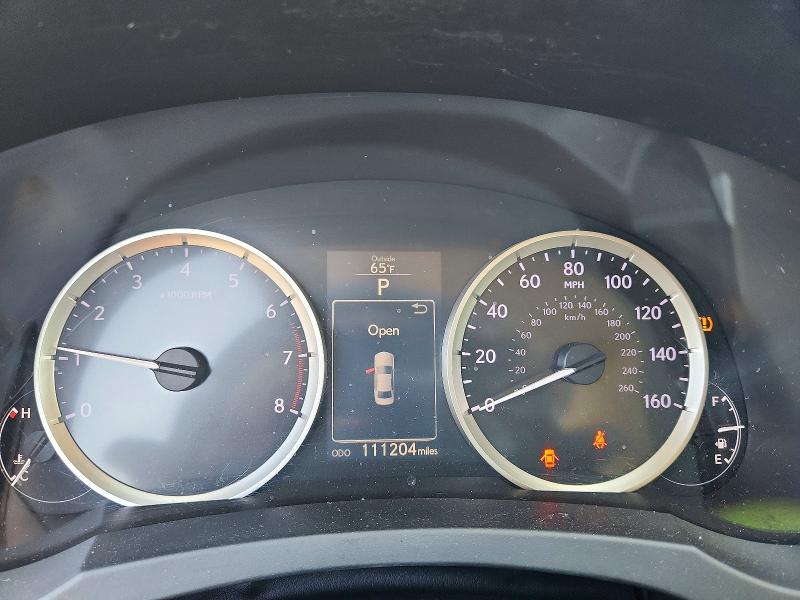 2013 Lexus Is VIN JTHBF1D27E5002636 COPART salvage auction — REAR END, CA - SALVAGE CERTIFICATE, sold $4,750 on 2026-07-29 (photo 9)