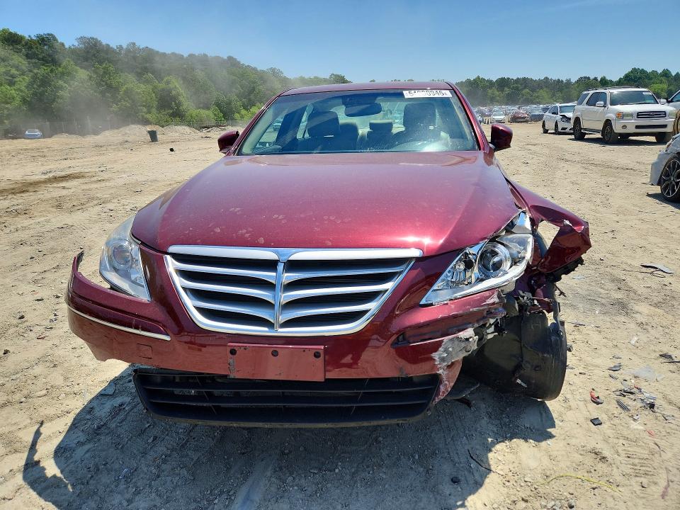 2011 Hyundai Genesis VIN KMHGC4DE4BU124573 COPART salvage auction — FRONT END, Md - Cert Of Salvage > 75% Damage, sold $350 on 2026-07-07 (photo 5)