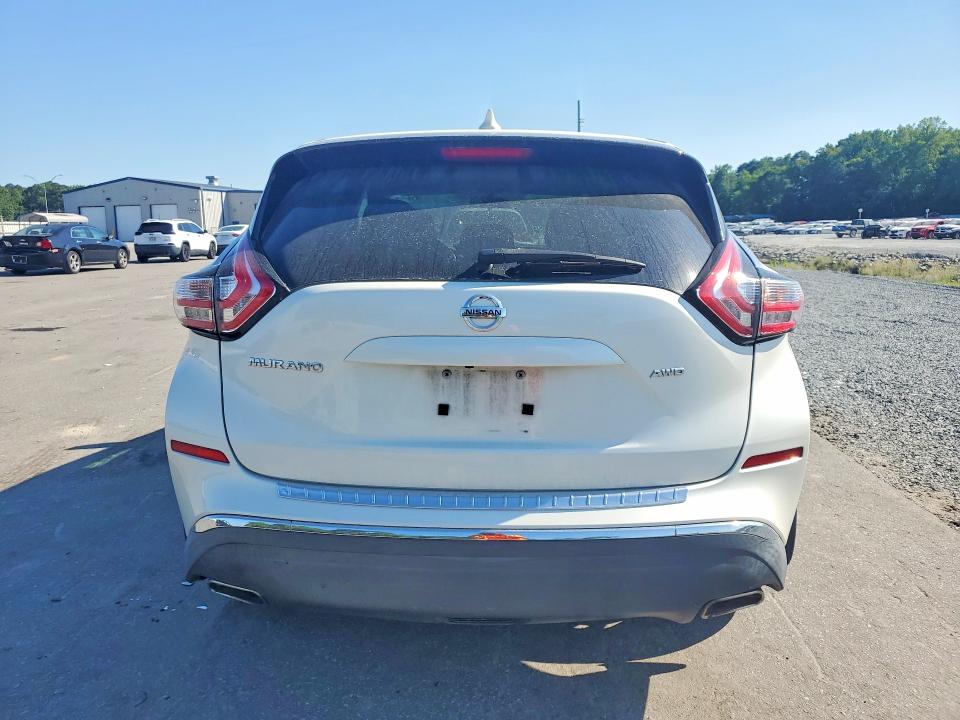 2017 Nissan Murano VIN 5N1AZ2MH0HN184601 COPART salvage auction — FRONT END, Nc - Dealer Only Clean Title (P), sold $1,850 on 2026-07-02 (photo 6)