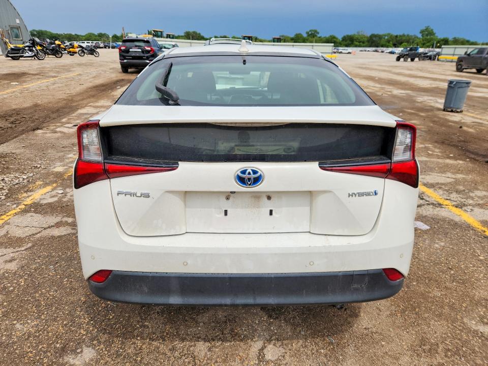 2020 Toyota Prius VIN JTDKARFU7L3110017 COPART salvage auction — FRONT END, Ok - Cert Of Title-Salvage, sold $4,350 on 2026-07-13 (photo 6)