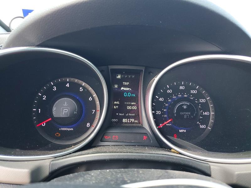 2015 Hyundai VIN KM8SRDHF3FU127000 COPART salvage auction — FRONT END, Tx - Salvage Vehicle Title, sold $2,400 on 2026-07-06 (photo 9)