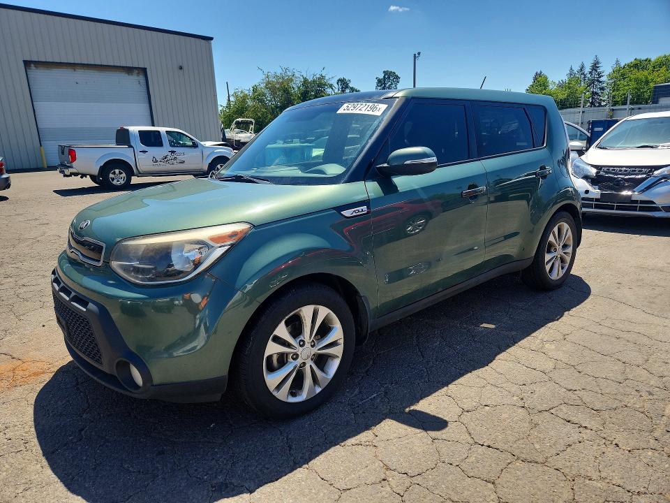 2014 Kia Soul VIN KNDJP3A52E7051834 COPART salvage auction — MECHANICAL, Or - Lien Papers Salvage, sold $375 on 2026-07-27 (photo 1)