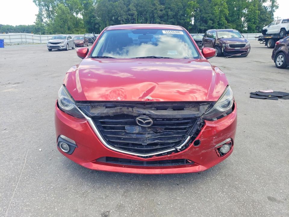 2014 Mazda 3 VIN JM1BM1V38E1117056 COPART salvage auction — FRONT END, Nc - Salvage Certificate Of Title, sold $400 on 2026-07-21 (photo 5)