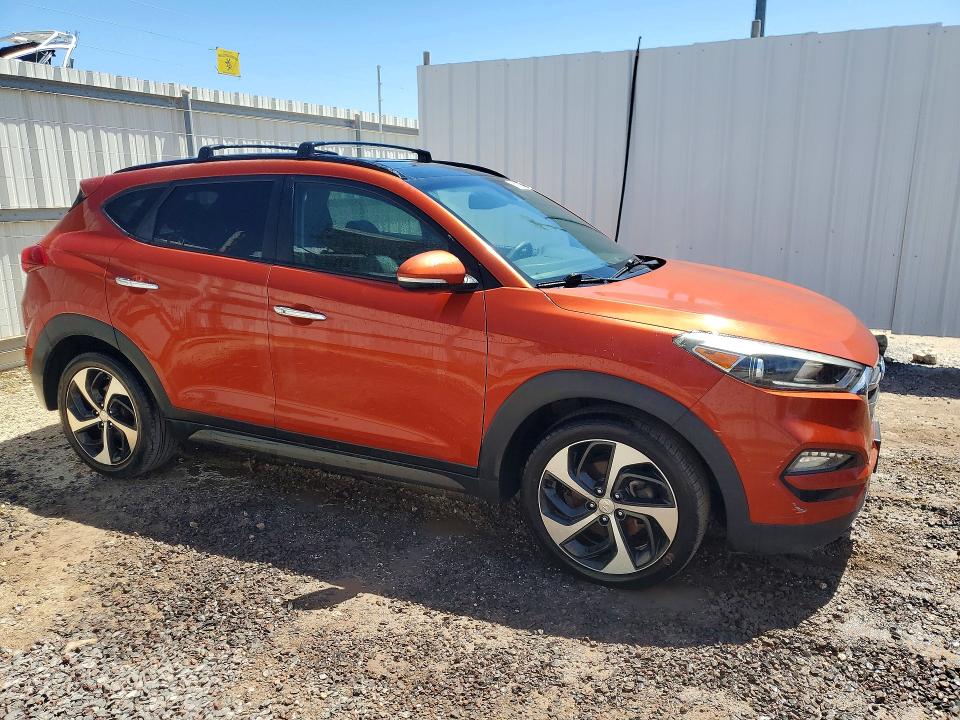 2016 Hyundai Tucson VIN KM8J33A2XGU089815 COPART salvage auction — MECHANICAL, Hi - Cert Of Title-Repossession, sold $1 on 2026-07-20 (photo 4)