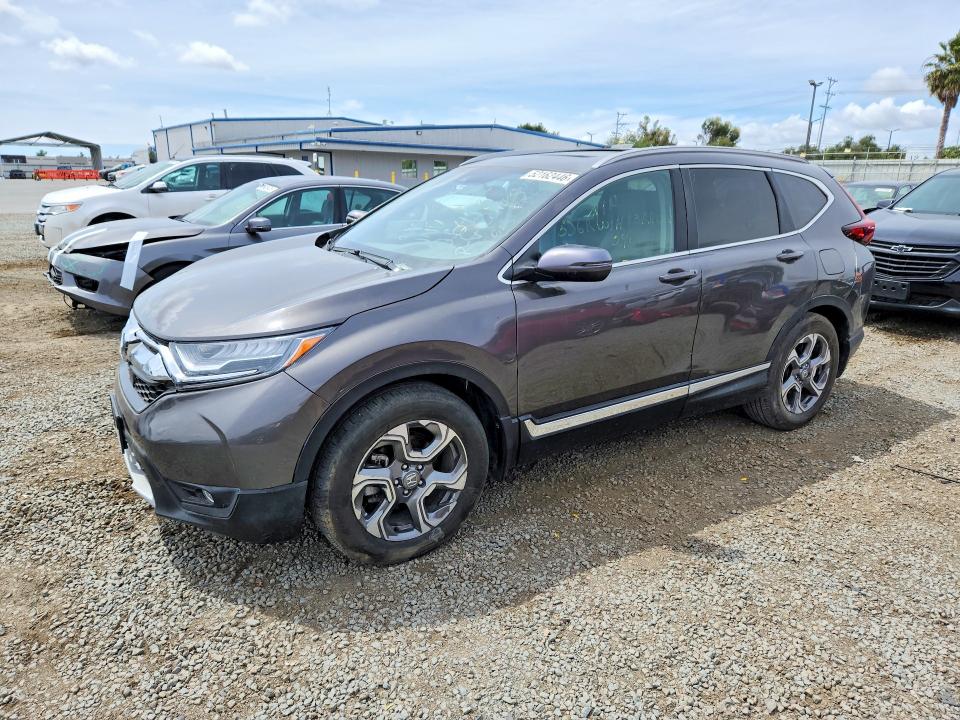 2019 Honda Cr-v VIN 5J6RW1H83KA000040 COPART salvage auction — VANDALISM, Ca - Certificate Of Title, sold $7,800 on 2026-07-02 (photo 1)