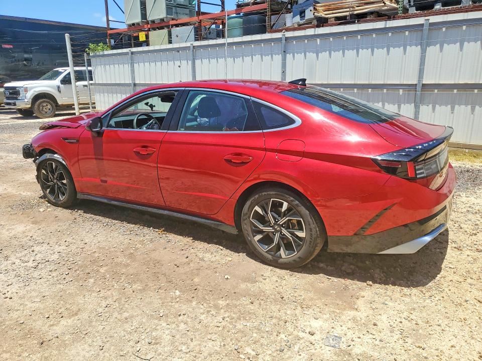 2025 Hyundai Sonata VIN KMHL64JA6SA477745 COPART salvage auction — FRONT END, HI - CERTIFICATE OF SALVAGE (P), sold $3,400 on 2026-07-27 (photo 2)