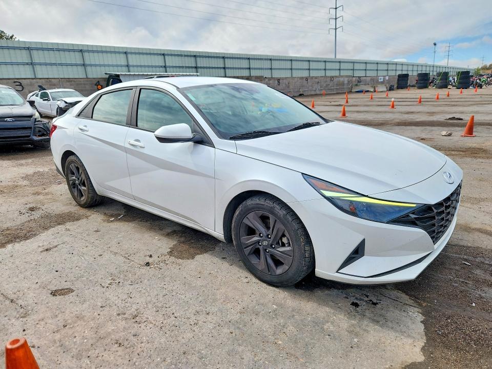 2021 Hyundai Elantra VIN 5NPLM4AG8MH003998 COPART salvage auction — REAR END, Nm - Cert Of Title-Salvage, sold $6,300 on 2026-07-09 (photo 4)