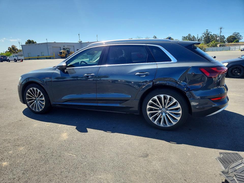 2019 Audi E-tron VIN WA1VAAGE9KB011333 COPART salvage auction — REAR END, Ca - Salvage Certificate, sold $1,900 on 2026-07-29 (photo 2)
