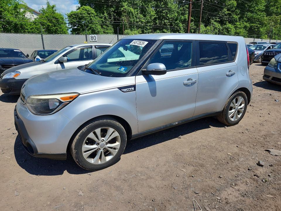 2014 Kia Soul VIN KNDJP3A57E7712046 COPART salvage auction — VANDALISM, Pa - Certificate Of Salvage, sold $1,000 on 2026-07-06 (photo 1)