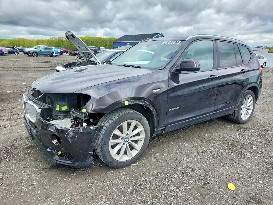 2015 BMW X3 VIN 5UXWX9C51F0D61202 COPART salvage auction — FRONT END, Ma - Cert Of Title-Reconstrctd Coll, sold $1,850 on 2026-07-15 (photo 1)