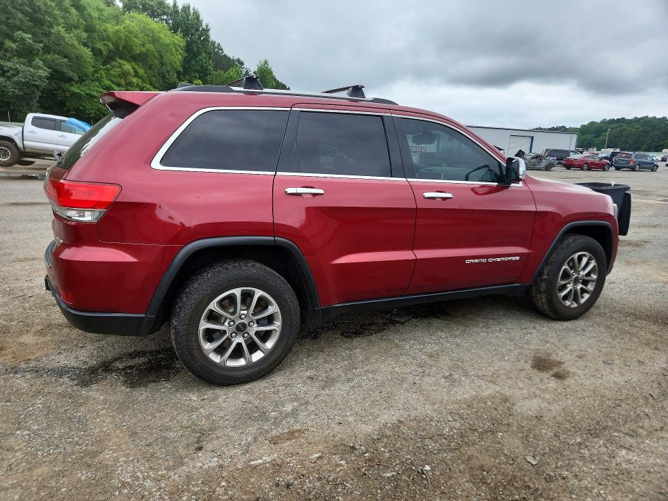 2014 Jeep Grand cherokee VIN 1C4RJFBG0EC411695 COPART salvage auction — HAIL, Ar - Cert Of Title-Salvage, sold $3,000 on 2026-07-09 (photo 3)
