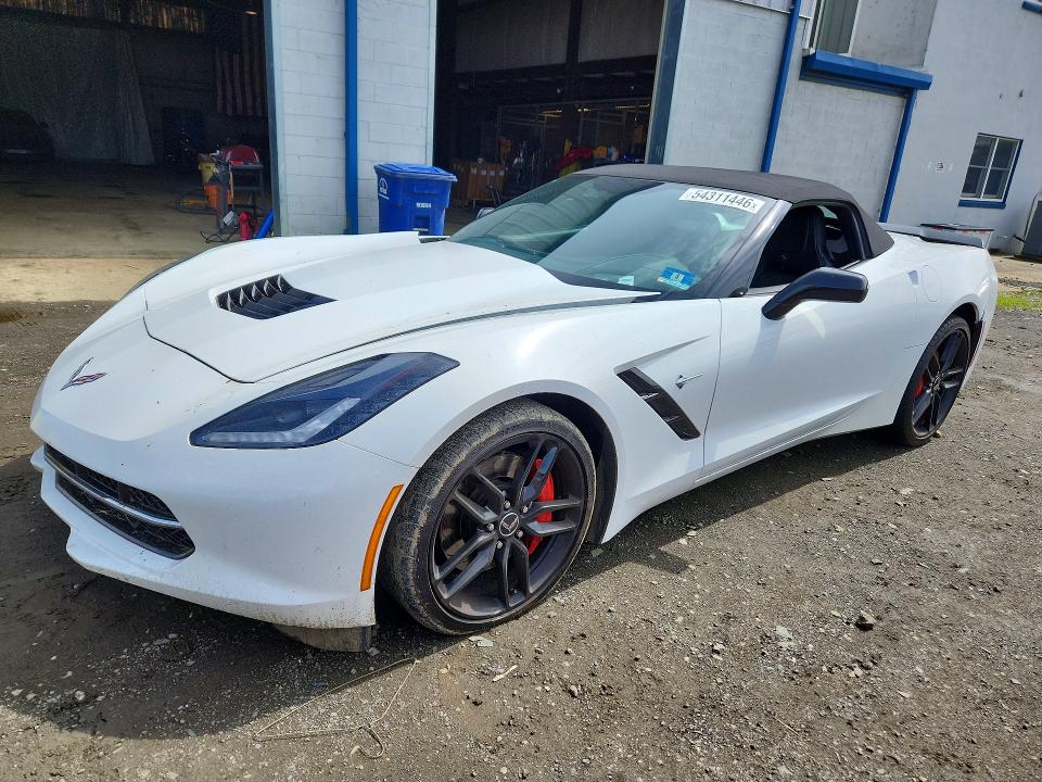 2014 Chevrolet Corvette VIN 1G1YJ3D79E5119659 COPART salvage auction — UNDERCARRIAGE, Nj - Cert Of Title-Salvage, sold $20,500 on 2026-07-27 (photo 1)