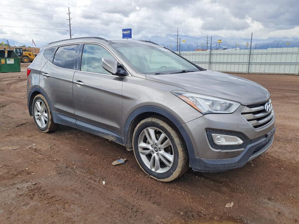 2014 Hyundai VIN 5XYZW3LA6EG132144 COPART salvage auction — REAR END, Co - Salvage Title, sold $1,800 on 2026-07-27 (photo 4)