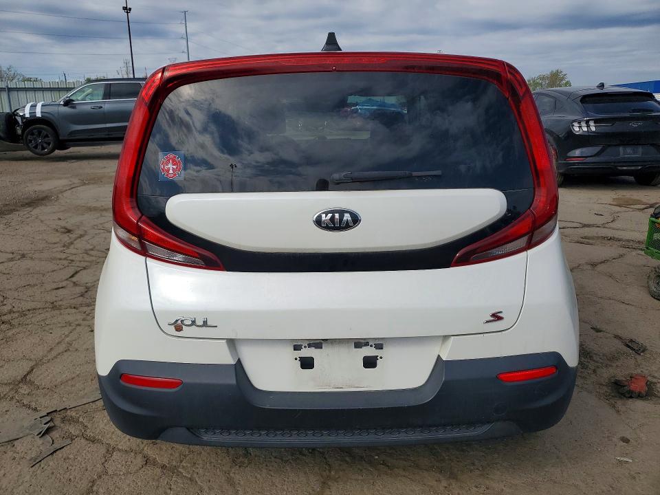 2021 Kia Soul VIN KNDJ23AU8M7765133 COPART salvage auction — FRONT END, Mi - Certificate Of Title, sold $5,800 on 2026-07-10 (photo 6)