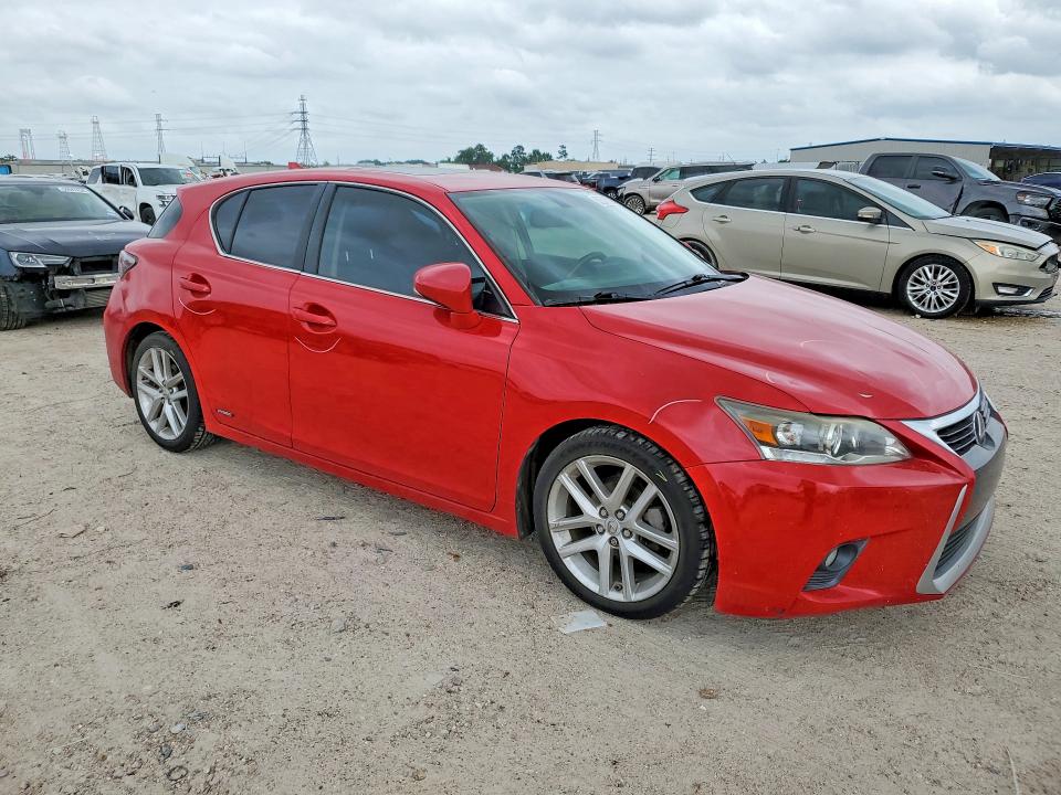 2014 Lexus Ct VIN JTHKD5BH7E2201305 COPART salvage auction — REAR END, Tx - Salvage Vehicle Title, sold $2,400 on 2026-07-07 (photo 4)