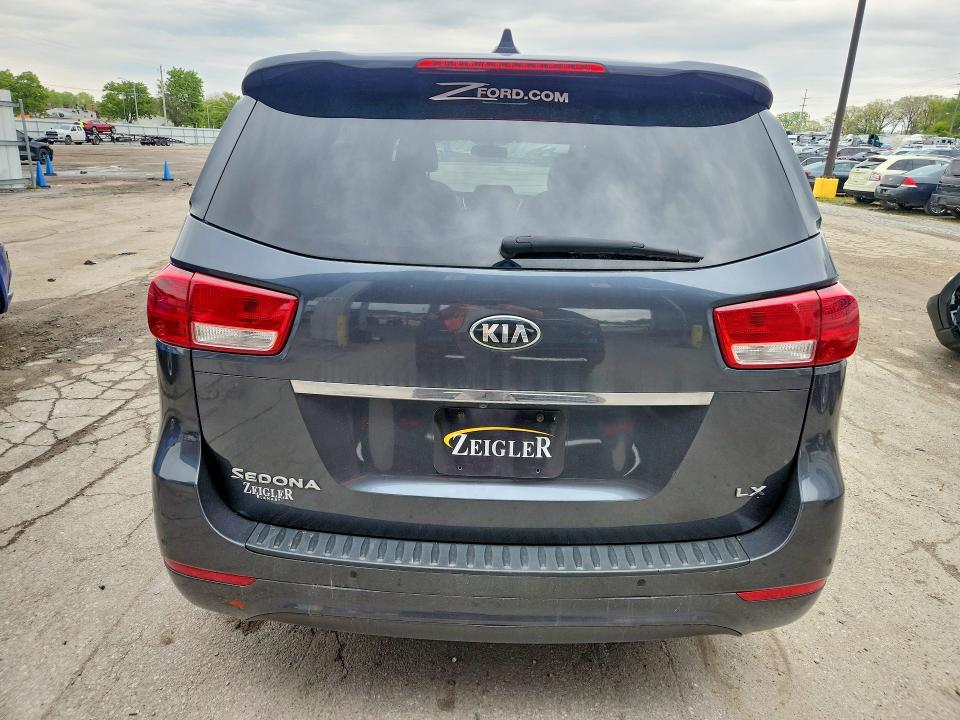 2018 Kia SEDONA VIN KNDMB5C1XJ6396823 COPART salvage auction — MECHANICAL, Salvage Title, sold $1,250 on 2026-07-27 (photo 6)