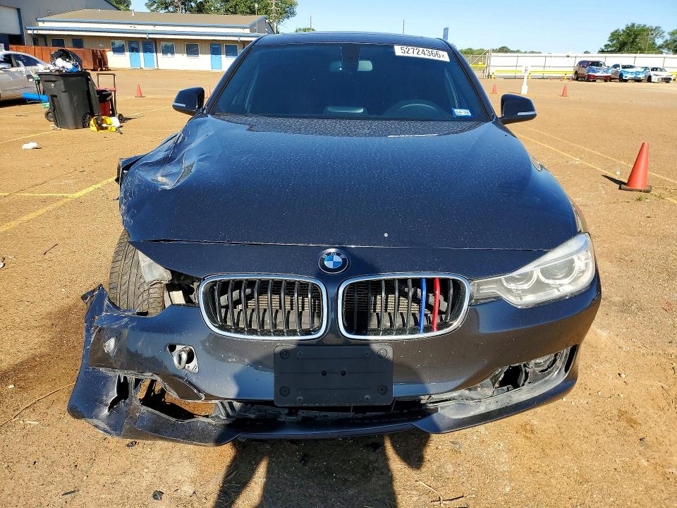 2015 BMW 3er VIN WBA3A5G5XFNS83511 COPART salvage auction — FRONT END, Tx - Salvage Vehicle Title, sold $525 on 2026-07-27 (photo 5)