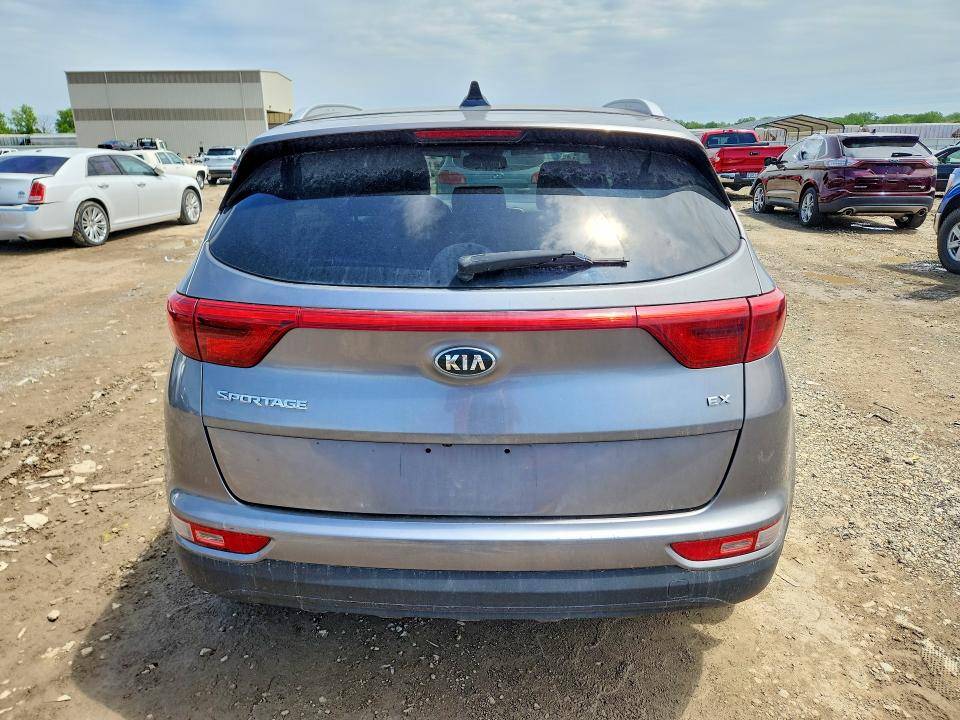 2017 Kia Sportage VIN KNDPNCAC8H7071055 COPART salvage auction — FRONT END, Id - Salvage Certificate Of Title, sold $2,150 on 2026-07-07 (photo 6)