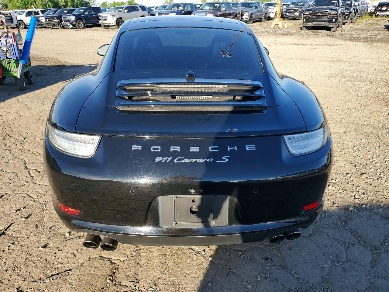 2012 Porsche 911 VIN WP0AB2A95CS120473 COPART salvage auction — Front End, MI - CERTIFICATE OF TITLE, sold $34,250 on 2026-06-09 (photo 6)
