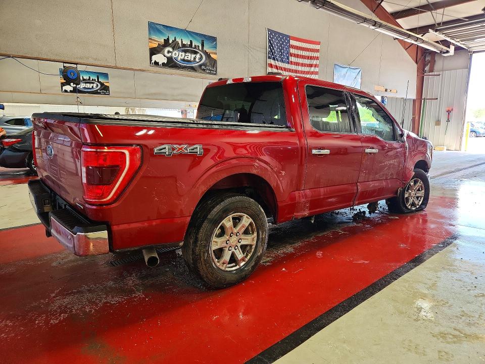 2021 Ford F-150 VIN 1FTEW1EPXMKE16566 COPART salvage auction — FRONT END, Ny - Mv-907A Salvage Certificate, sold $10,800 on 2026-07-02 (photo 3)