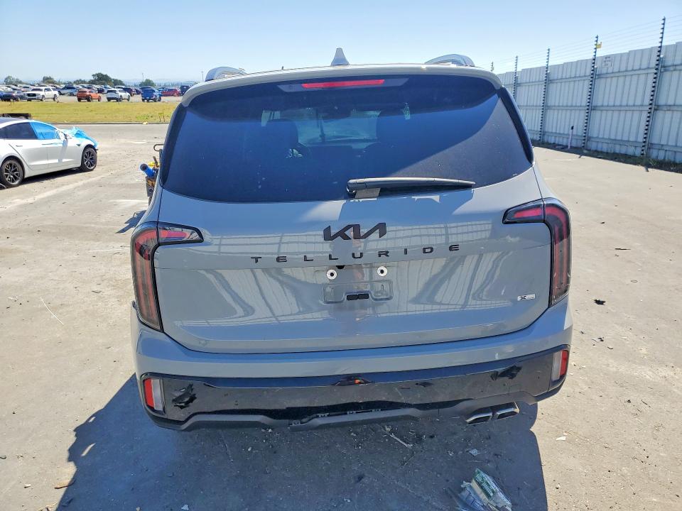 2025 Kia Telluride VIN 5XYP5DGC0SG584422 COPART salvage auction — ALL OVER, Ca - Salvage Certificate, sold $7,100 on 2026-07-02 (photo 6)