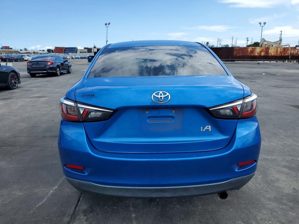 2018 Toyota Yaris VIN 3MYDLBYV8JY318042 COPART salvage auction — FRONT END, Ca - Salvage Certificate, sold $1,650 on 2026-07-22 (photo 6)