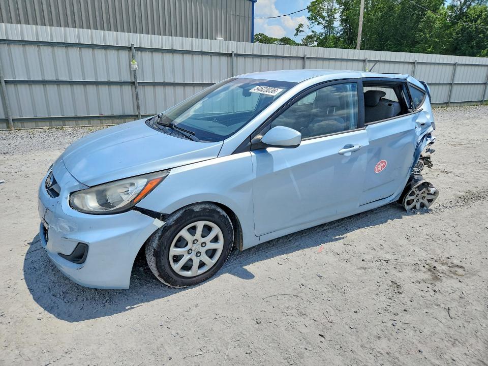 2012 Hyundai Accent VIN KMHCT5AE1CU004899 COPART salvage auction — REAR END, Nc - Salvage Certificate Of Title, sold $475 on 2026-07-29 (photo 1)