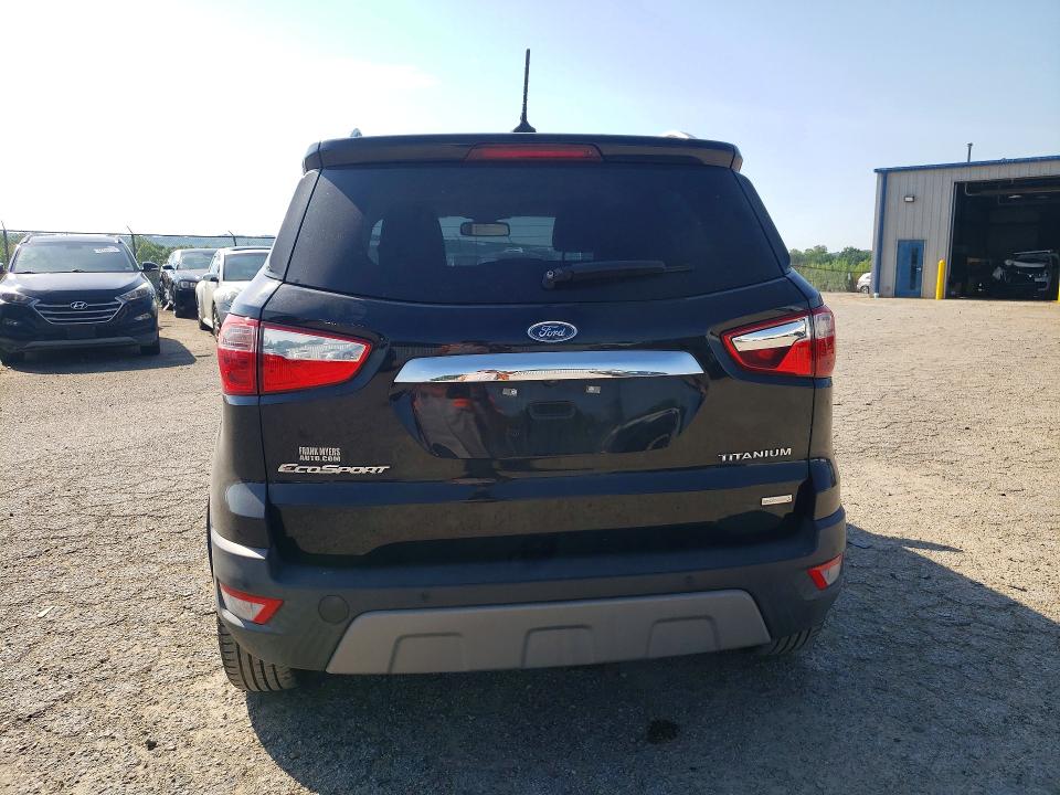 2019 Ford Ecosport VIN MAJ3S2KE0KC261387 COPART salvage auction — FRONT END, Va - Cert Of Title - Salvage, sold $2,100 on 2026-07-06 (photo 6)