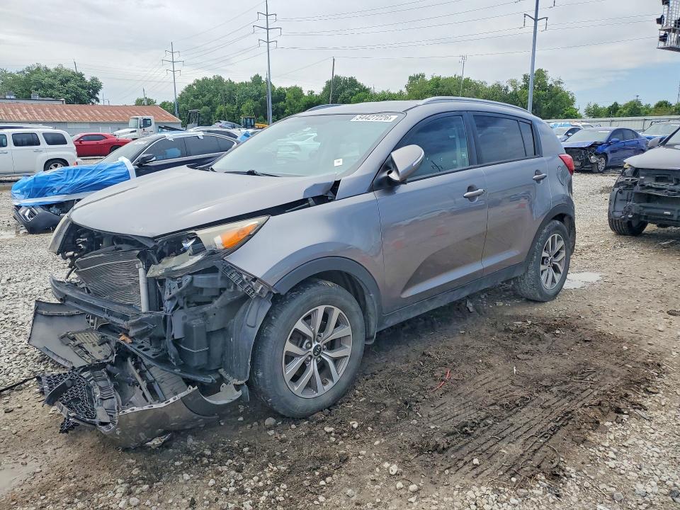 2015 Kia Sportage VIN KNDPB3AC0F7672403 COPART salvage auction — FRONT END, Oh - Cert Of Title-Salvage, sold $1,050 on 2026-07-21 (photo 1)