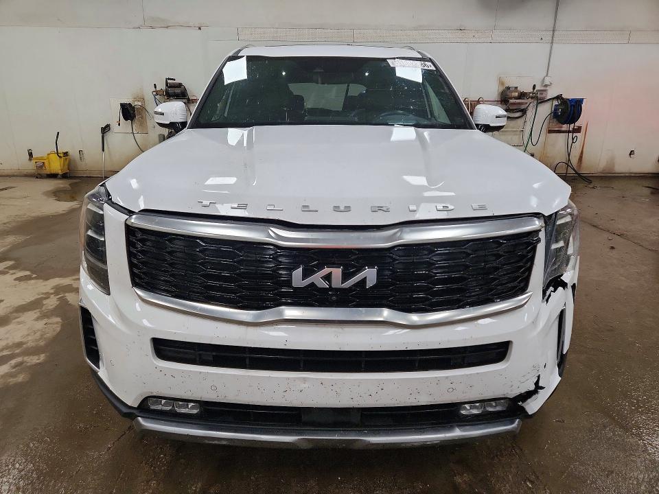 2022 Kia Telluride VIN 5XYP5DHC5NG204851 COPART salvage auction — FRONT END, Mi - Certificate Of Title, sold $1,600 on 2026-07-29 (photo 5)