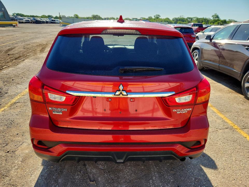 2018 Mitsubishi Outlander VIN JA4AP3AUXJZ031556 COPART salvage auction — HAIL, Ks - Cert Of Title-Salvage, sold $2,650 on 2026-07-08 (photo 6)